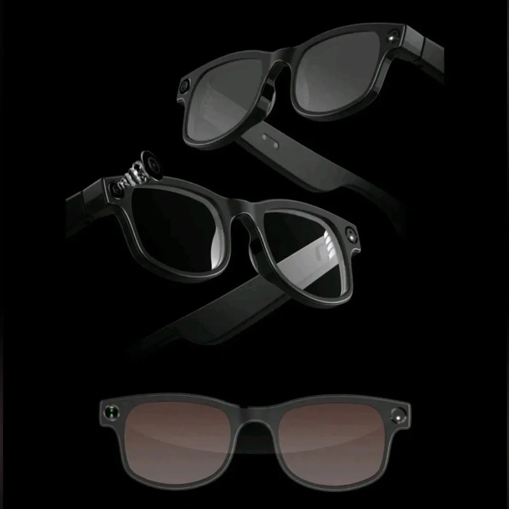 AIMB-G1 Smart Glasses with 8MP Camera 1080p Video Recording Bluetooth Calling